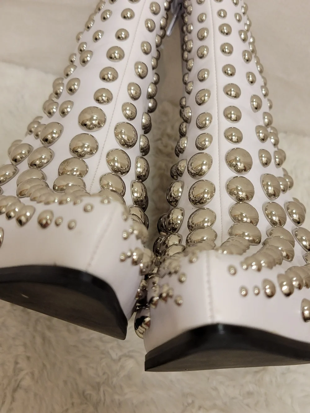 Jeffrey Campbell Women’s White Ankle Boot Sz 7